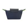 New LONGCHAMP Le Pliage Green Canvas With Leather Trim Dumpling Bag Canvas Bag Coin Purse Women's Blue 30016919P68