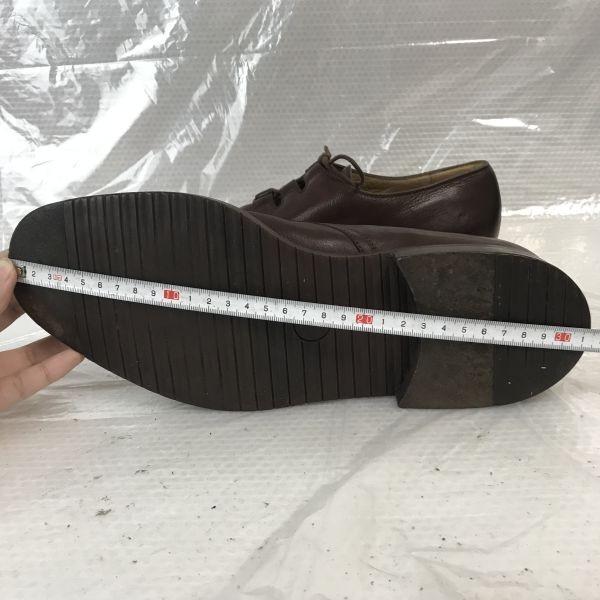 90s Gravati Handmade Leather U-Tip Dress Shoes 11M 28.5-29cm Brown(USED)