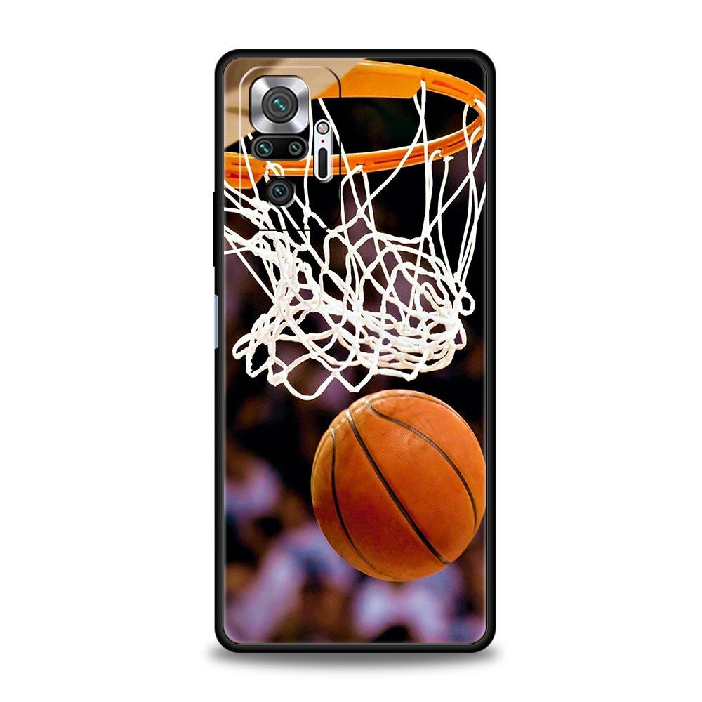 Basketball Basket Number Phone Case For Xiaomi Redmi Note 12 11 10 Pro Plus 10S 9S 9 9T 8T 9C 9A 8 7 K40 Gaming Soft Cover