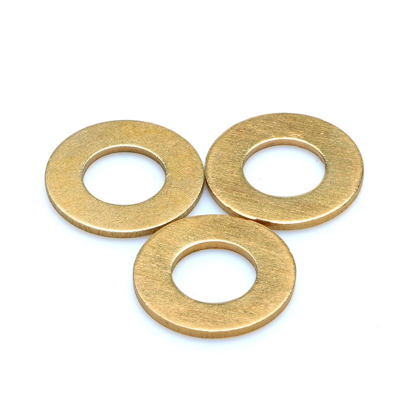 Brass and Copper Round Flat Washers In Sizes M2-M6