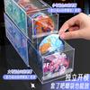 Badge Display Case Transparent Collector's Box with Lid, Airtight & Moisture-Proof for Pins, Buttons, Medals, and "Guzi" Storage