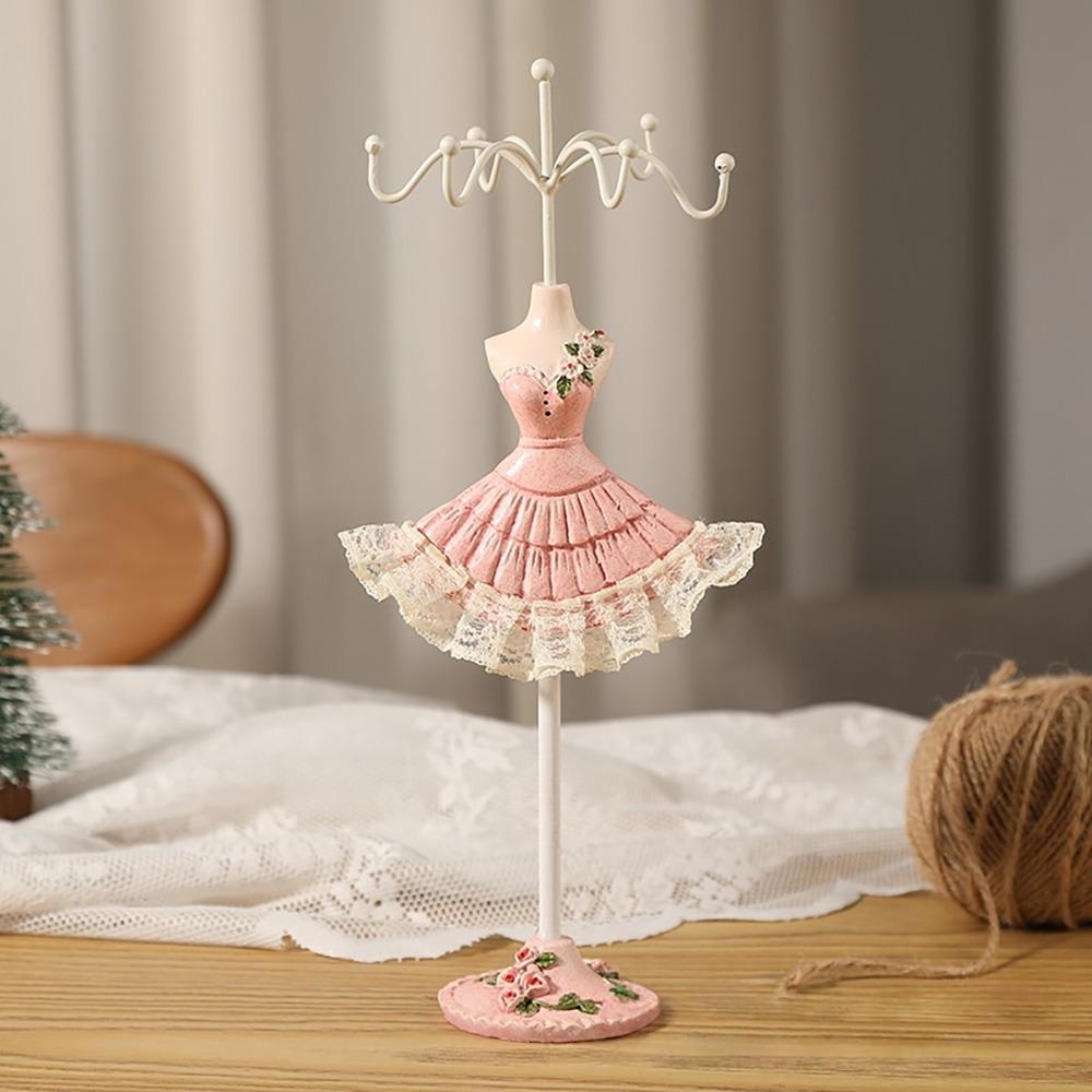 Organizer Rack Necklace Mannequin Display Stand Princess Earrings Rack Stand Display  Jewelry Store