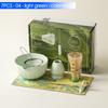4/6/7PCS Japanese Matcha Set with Ceramic Bowl Bamboo Matcha Whisk and Tea Scoop for DIY Tea-making Tools Accessories