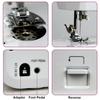7.2W Mini Electric 12 Stitches Sewing Machine Household Multifunction Double Thread And Speed Free-Arm Crafting Mending W/ LED Light