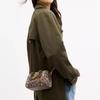 Coach Rowan 18 Signature Jacquard Floral Geprägte Boston Tasche Damen Handtaschen Braun CDY31-IMPU7