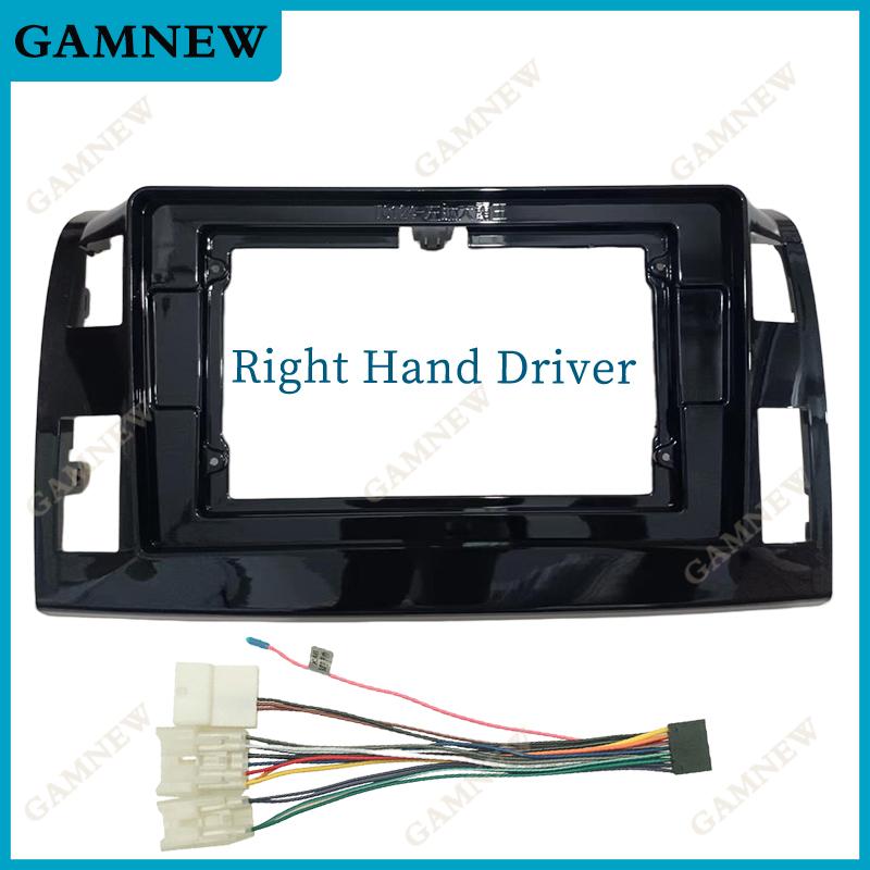 10 Inch Car Frame Fascia Adapter Cable Wire Harness Android Radio Dash Fitting Panel Kit For Toyota Previa 3 XR50 Estima Tarago
