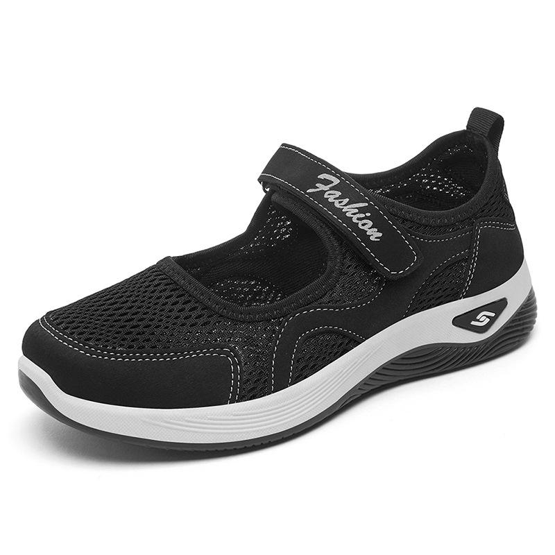 

Women s Breathable Velcro Mesh Walking Shoes - Lightweight and Comfortable EU 38
