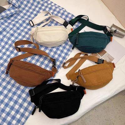 2025 Damska Wszechstronna Torba Crossbody ze Sztruksu - Prosty, Casualowy Design Jesienno-Zimowy