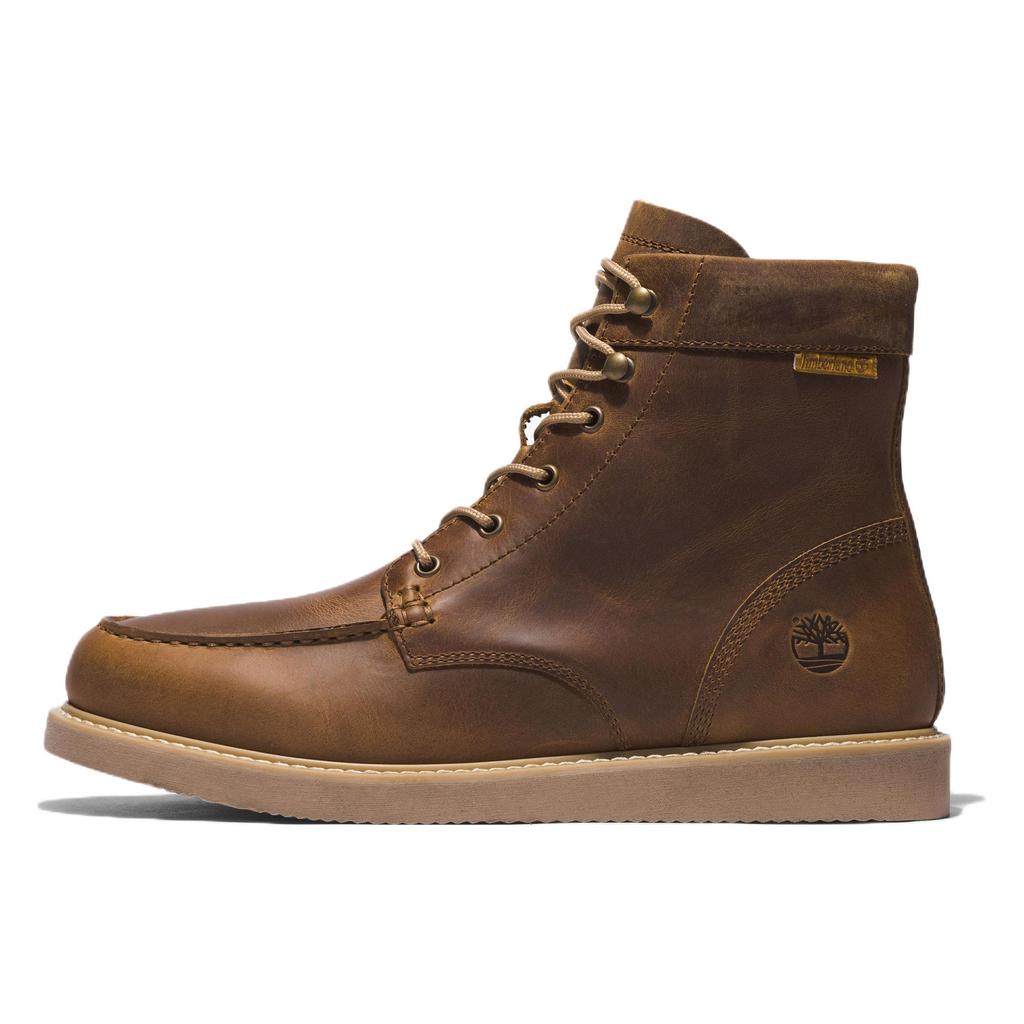 Timberland Newmarket 2 Top Layer Cowhide Warm Wear-Resistant Casual Comfortable Mid-Calf Outdoor Boots Men boots Brown A5M6Z231