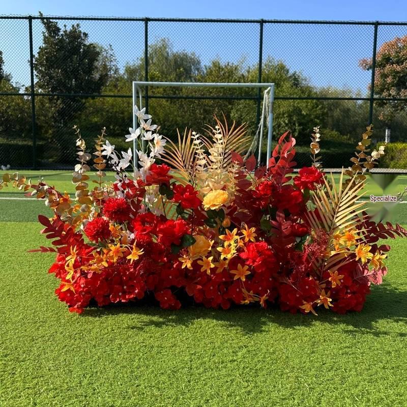 Dekorationsständer für Hochzeitsbühne und Gang mit künstlichen Blumen