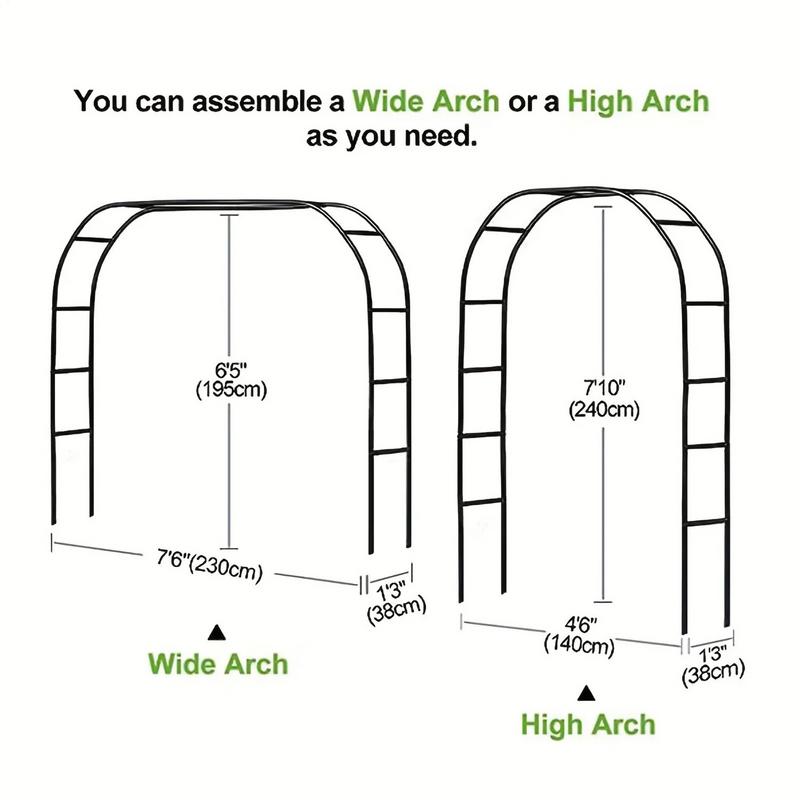 Trellis ad Arco da Esterno Metallo Giardino Rampicanti Palloncino Decorazione Gazebo Matrimonio Decorazione Telaio Fiori Sfondo