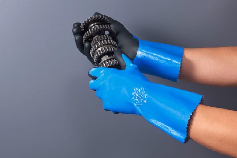 Showa Gloves 378 Plus Nitrile Rubber Nitrobe 10 Pairs for Both No. Gloves, W+ (Small, Hands)