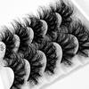 5 Pairs Women Beauty Thick Long Eye Lashes Wispy Dramatic Volume False Eyelashes 8D Faux Mink