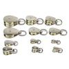 1Pcs 43/58/86mm Messenger Pulley Mini Metal Sheave Durable Moving Pulley  Tackle Lifting