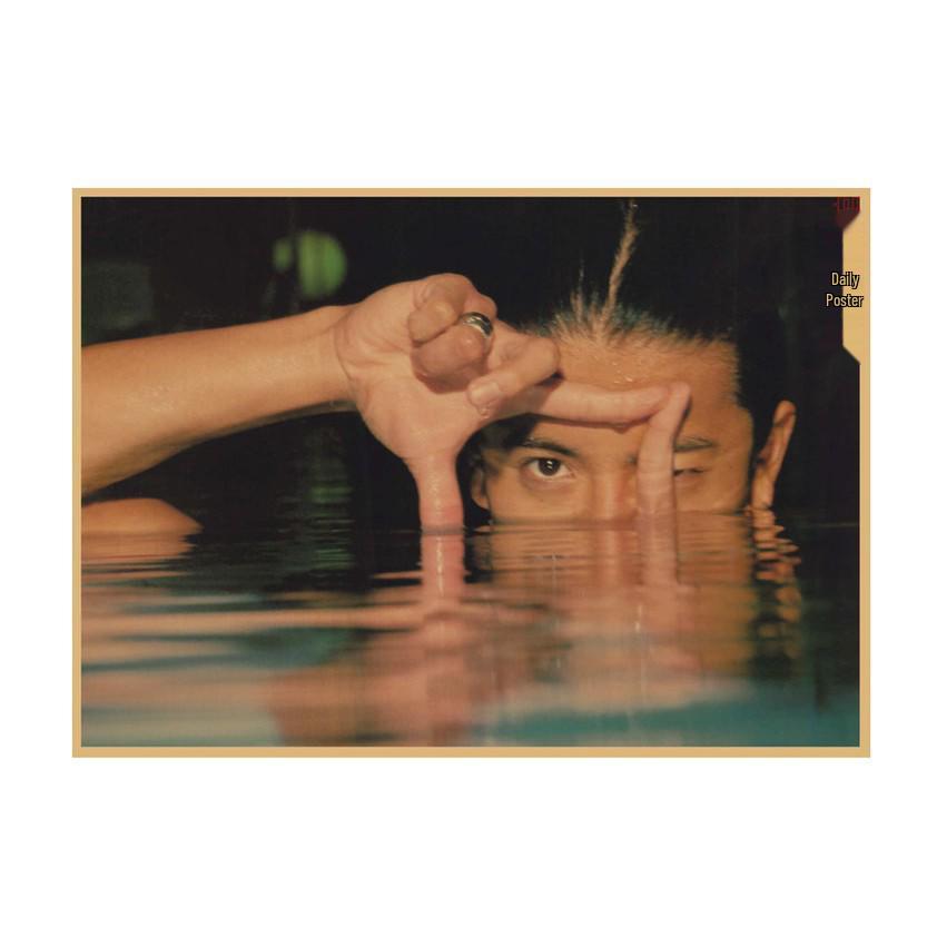 

Takuya Kimura Poster: Japanese Star Kraft Paper Decorative Wall Art for Dorms, Bars, Cafes 29.7X42cm (A3 size)