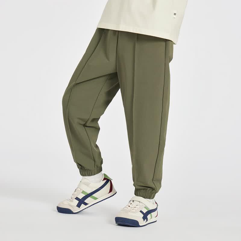 DuoDuoJia Boys' Breathable Elastic Casual Pants