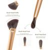 Half Fan Shaped Nose Contour Brush for Concealer, Highlighter & Shading – Soft Bristles, Portable & Precise  Blending Makeup Tool– 1PC or 2PCS