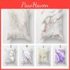 Luxurious Marble Throw Pillow Case With Colorful Rock Pattern For Home Decor 18 Inches