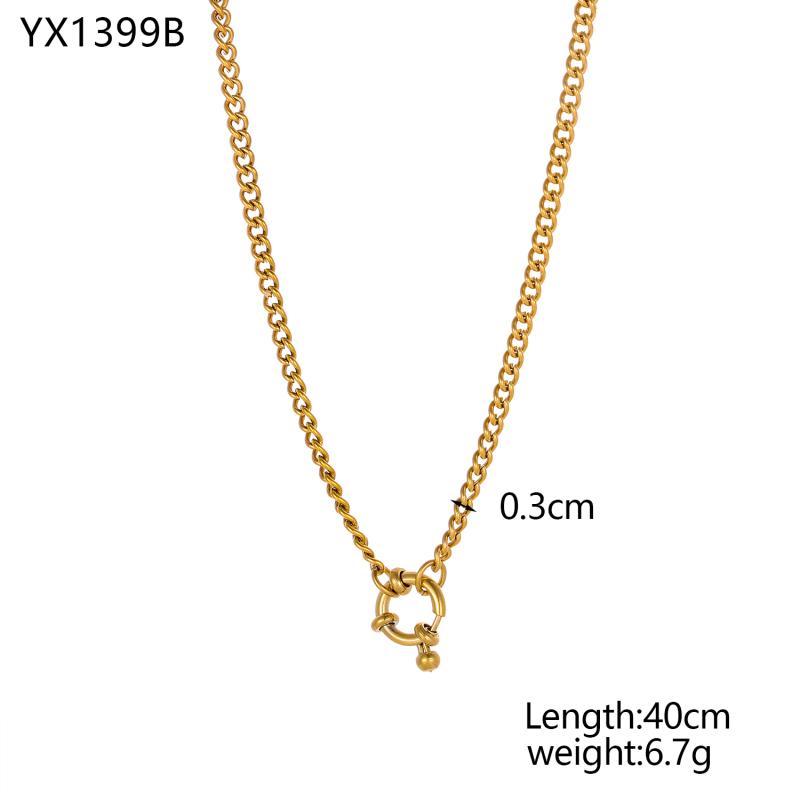 Trend Colorful Handmade Natural Stone DIY Necklace Charm Pendant 18K Gold Plated Stainless Steel Accessories Fashion Jewelry