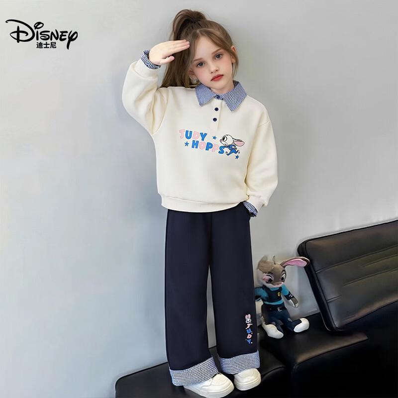 Disney Girls' 2026 Spring Polo Sweatshirt & Pants Set