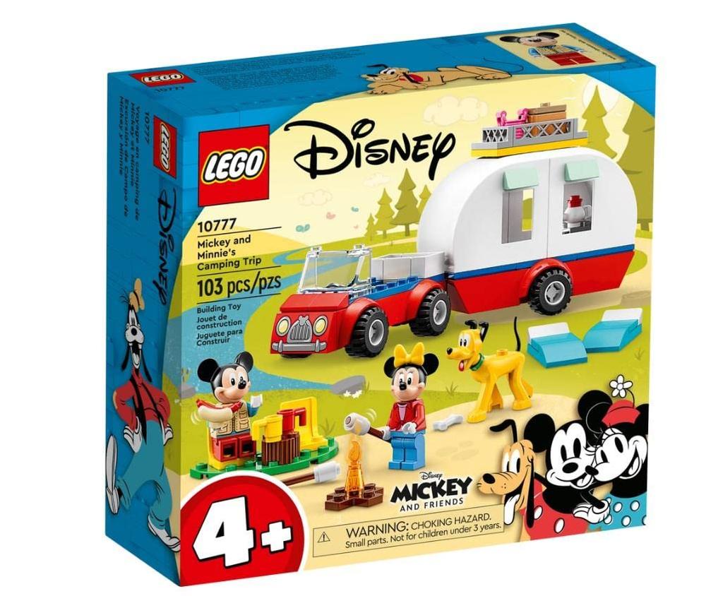 LEGO Mickey & Friends Mickey and Minnie's Exciting Camping Adventure 10777 Toy, Building Blocks, Pretend Play Gift for Boys and Girls, Ages 4 and Up
