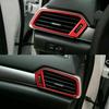 Red Interior Dashboard Air Vent AC Outlet Cover Trim Fits For Honda Accord 18-22