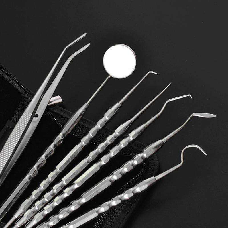 Buy 1pc Dental Mirror Steel Dental Dentist Prepared Tool Sickle