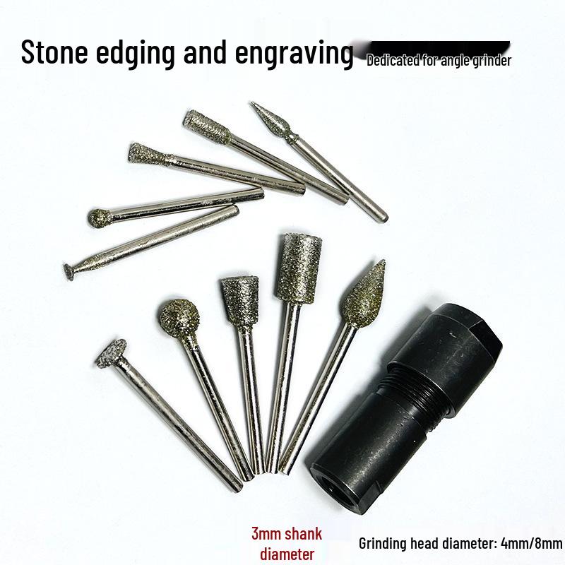 Flowerpot Fish Tank Engraving Kit: Electric Drill, Pebble Stone Refurbishment, Angle Grinder, and Engraving Knife