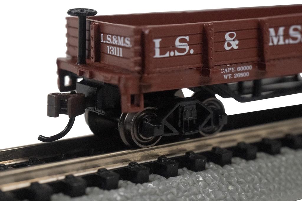 Bachmann Trains - Old Time Gondola - Lakeshore & Michigan Southern - N Scale
