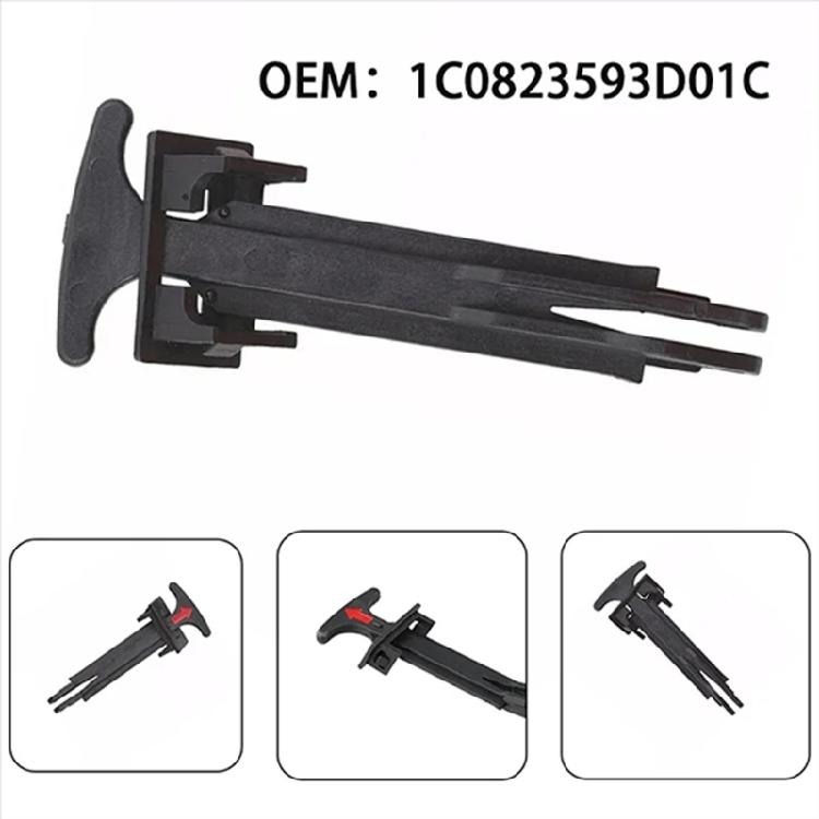 Plastic Hood Latches Handle Replace 1C0823593D Smooth Operation and Minimal Maintenance in Repair Applications