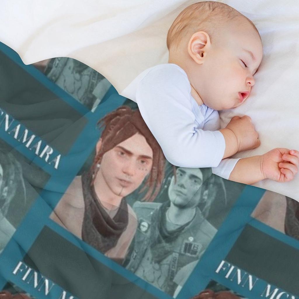 Finn McNamara Vintage Überwurfdecke Flanell Bettdecke Thermodecken für Reisen Weiche Plüsch Karodecken