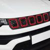 Auto Kühlergrill Motorhaube Dekoration Abdeckung Aufkleber Für Jeep Compass 2021 Aufwärts ABS Auto Außenzubehör
