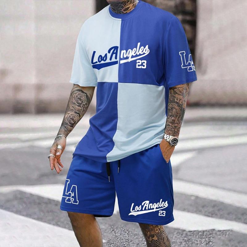 Fashion  3D Printed Men's Suit Oversized Clothing Short Sleeve Shorts Suit Men's Sportswear Summer Casual Suit