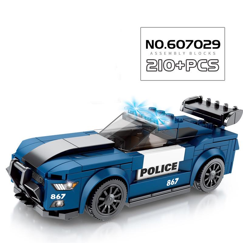 Speed City Racing Car Sports Model Building Blocks Bricks Classic Rally Sports Super Racers Great Vehicles Christmas gift Toys