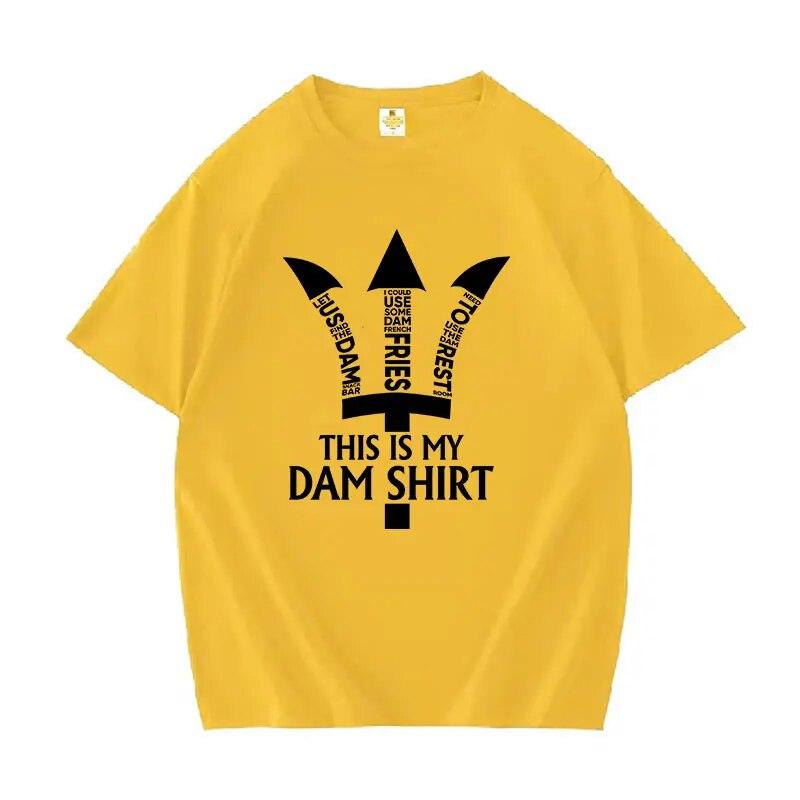 This Is My DAM Percy Jackson Graphic T Shirt Unisex Fashion O-Neck Clothing T-shirts Unisex Casual 100% Cotton Oversized T-shirt
