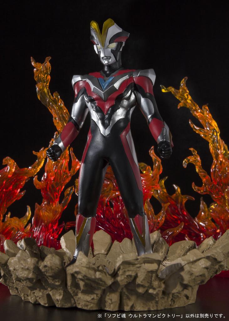 TAMASHII NATIONS Soft Vinyl Spirit Ultraman Ginga Ultraman Victory 160mm PVC Painted Complete Figure Approx.