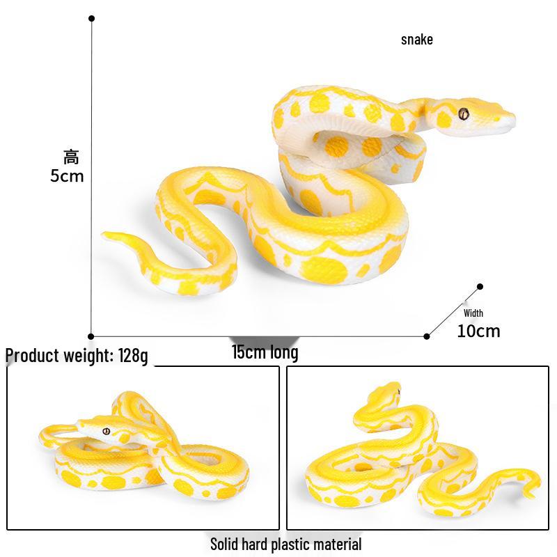 Wild Safari Animal Figurines: Giraffe, Elephant, Rhinoceros, Brown Bear, Tiger, Lion, Leopard, Hippopotamus - Solid Cognitive Toys