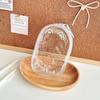 Toys Transparent Doll Storage Bag PVC Bag for Figurines Plush Cotton Dolls Carry Portable Storage Case Pouch Keychain Pendant
