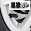 pdzh2 4Pcs Car Metal Wheel Valve Caps Covers Accessories For Ford Focus Kuga Mondeo Ranger Fiesta Mustang ST Shelby Fusion Edge Escape