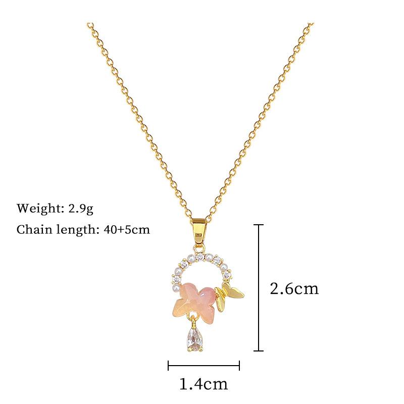 Fashion Exquisite Butterfly Pendant Necklace for Women