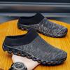 Baotou Herren Halbschuhe Sommer Fliegenstrick Mesh Slipper Sportschuhe Einschlupf Leicht Fersenlos Lässige Hausschuhe