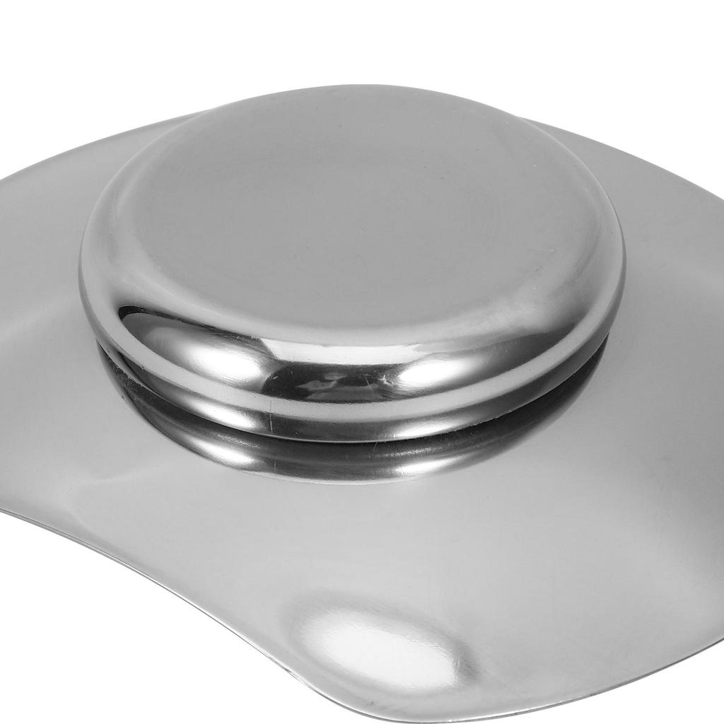 Stainless Steel Soap Dish Silver Tray Leakproof Portable Box Storage Holder Container Drain