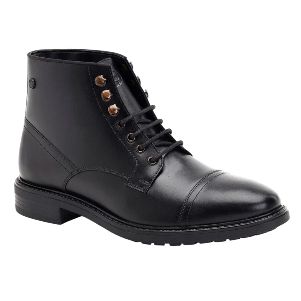 Base London Mens Duke Leather Ankle Boots
