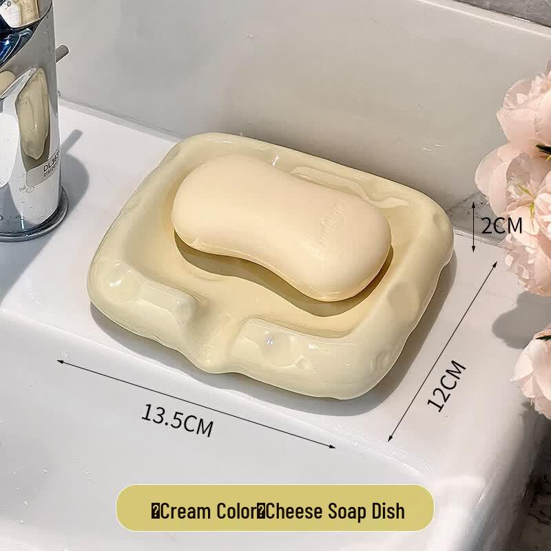 LIEI Ceramic Cheese Soap Dish