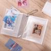 Photo Collection Card Holder Mini Photo Organizer Key Chain Album Key Ring Bag Pendant Photo Album