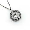 Accessories Vintage Viking Text Ring Sunflower Titanium Steel Necklace Alloy Pendant