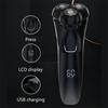 High-Quality USB Rechargeable Electric Shaver for Men Fully Waterproof Triple Blade System Digital Battery Indicator Multi-Function Shaver