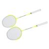Badminton Rackets Set One Piece Racket Body Iron Alloy Nylon 12pcs Foam Plastic Badminton Sport Rackets Set