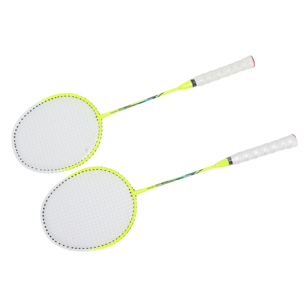 Badminton Rackets Set One Piece Racket Body Iron Alloy Nylon 12pcs Foam Plastic Badminton Sport Rackets Set