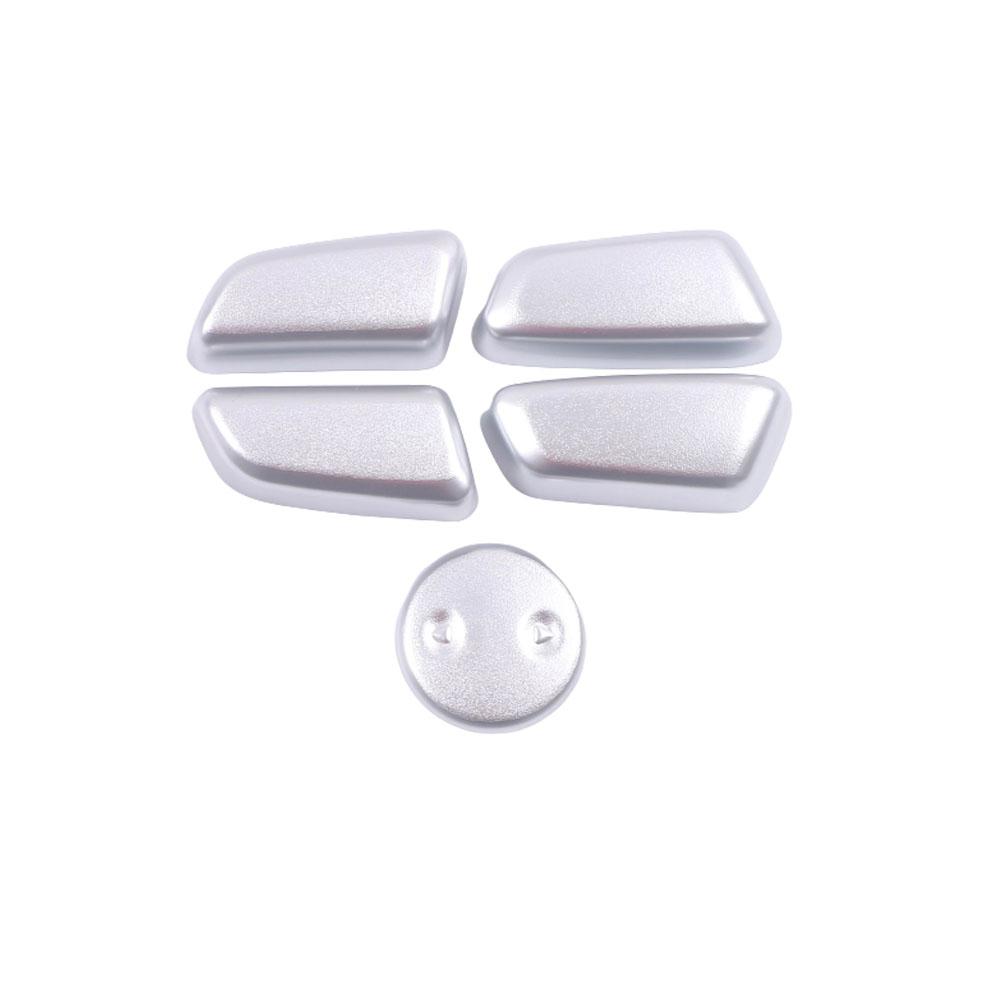 Car Seat Adjustable Knob Button Switch Cover Trim Sticker Auto Frame Accessories For Nissan X-trail Xtrail Rogue